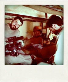 David Beriain y Sergio Caro. Imagen extraida de su web www.enpiedeguerra.tv David Beriain y Sergio Caro. Imagen extraida de su web www.enpiedeguerra.tv