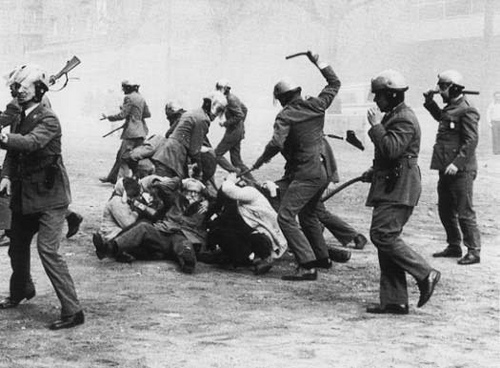 Manifestación proamnistía en Barcelona, año 1976 | Foto: Manel Armengol Cervera