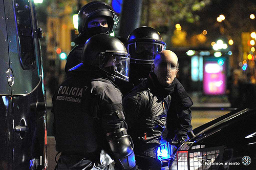 Detenciones en la jornada de huelga general. Barcelona, 14 de noviembre de 2012 | Foto: Manu Gómez para Fotomovimiento
