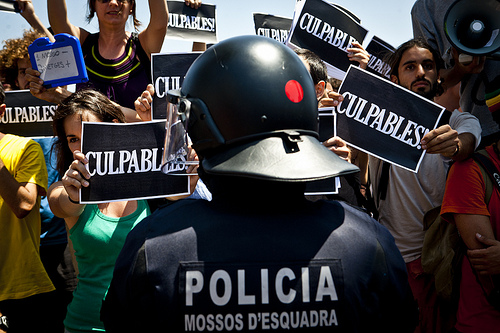Protesta Hospital Dos de Maig. Barcelona, 21 de julio de 2011 | Foto: Ramon Serra para Fotomovimiento