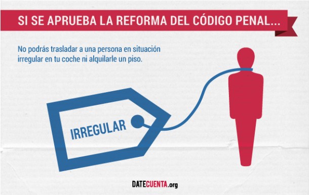 Ley Mordaza y xenofobia institucional | Diseño: José Manuel Salmerón, DateCuenta.org