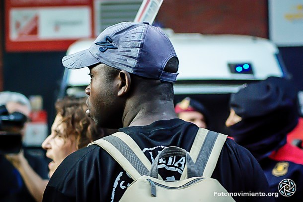 Desalojo de las naves de las calles Puigcerdà y Pere IV de Barcelona, 24 de julio de 2013 | Foto: Manel Roldán para Fotomovimiento