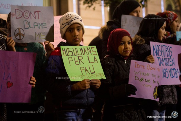 Día Internacional de la Lucha contra la Islamofobia. Barcelona, 12 de diciembre de 2015 | Foto: Tono Carbajo para Fotomovimiento