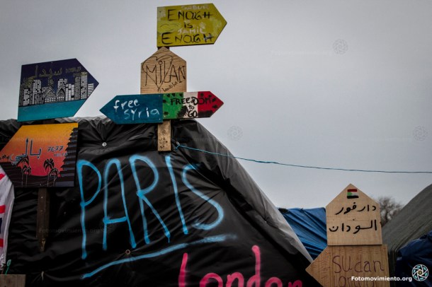 La Jungla, Calais, 20 de diciembre de 2015 | Foto: Mònica Parra para Fotomovimiento